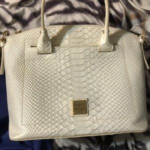 Dooney and Bourke White Croc handbag